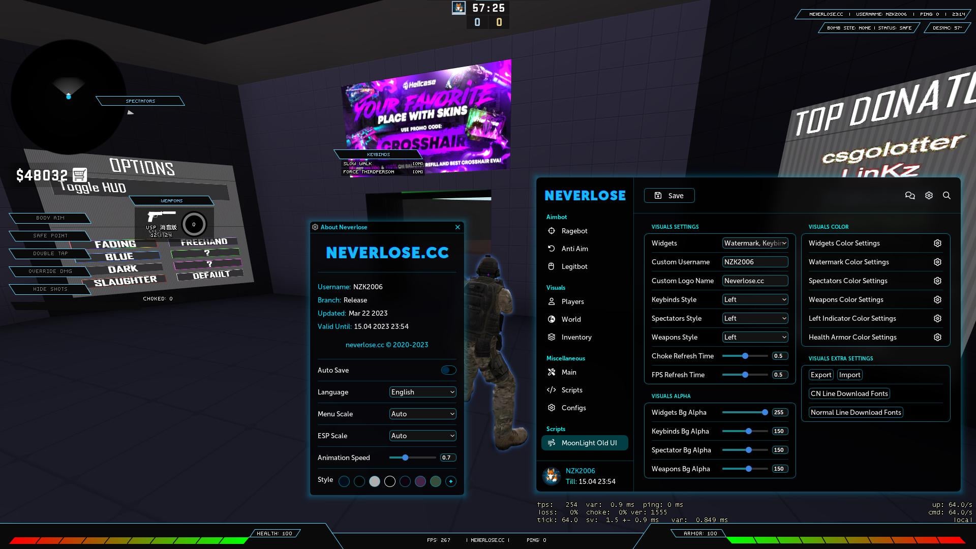 NeverLose.cc - Marketplace - Script