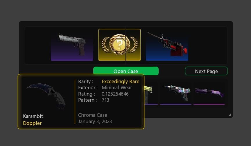 Neverlose cc marketplace script case simulator 